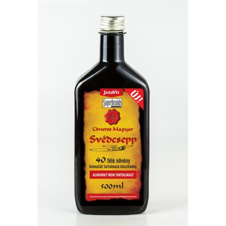 JutaVit Picături Suedeze din 35 plante, Fără alcool, 500 ml