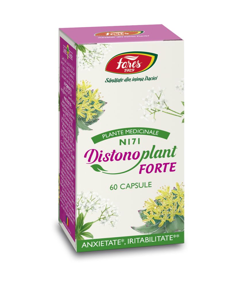 Distonoplant Forte N171, 60 capsule, Fares
