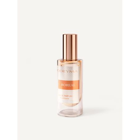 Yodeyma Boreal 15 ml – parfum feminin sofisticat, cu note de iasomie, șofran și lemn de cedru, ideal pentru toamnă și iarnă.