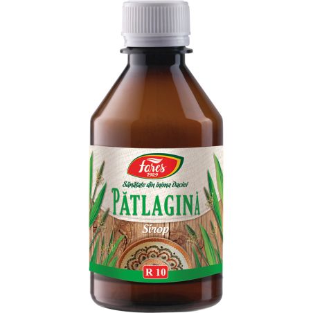 Sirop Pătlagină, R10, 250 ml, Fares