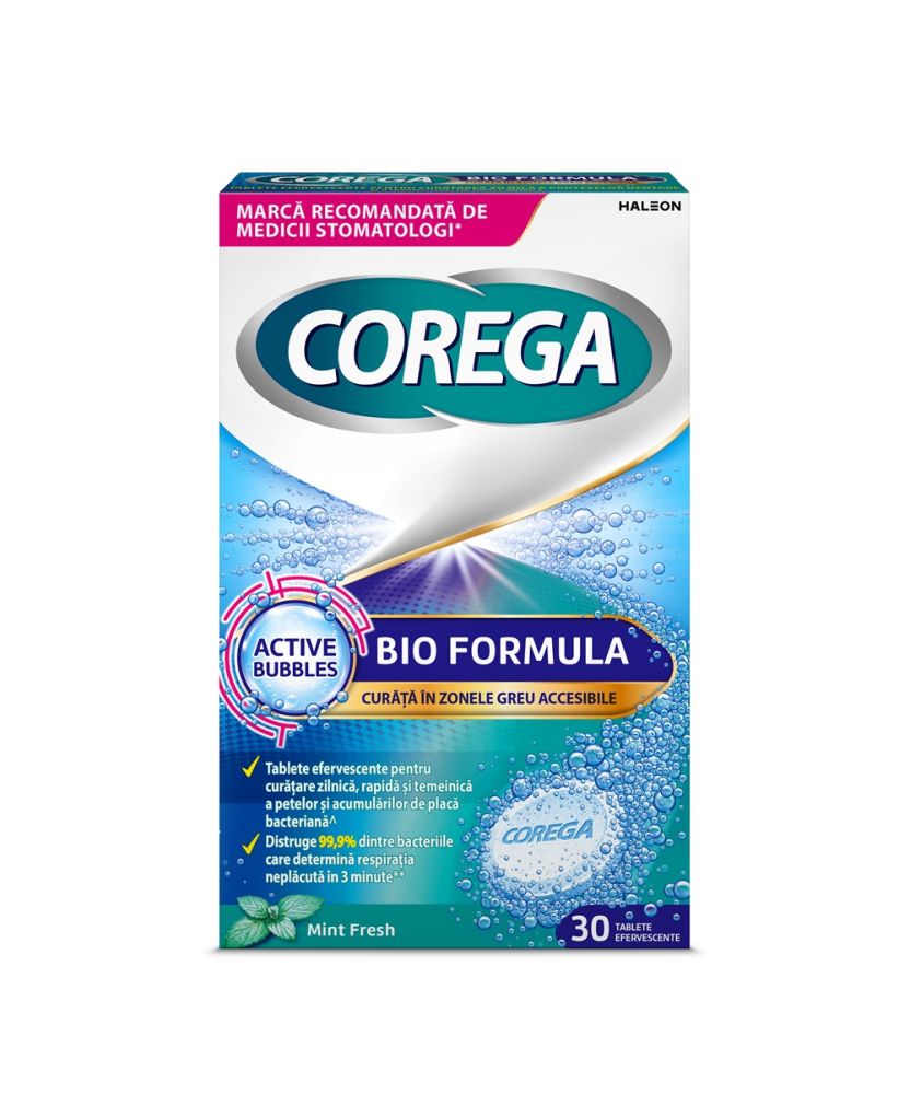 Corega Tablete Bio Formula, 30 tablete, Haleon
