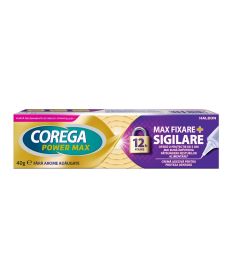 Corega Max Sigilare Cremă adezivă pentru proteză dentară, 40g